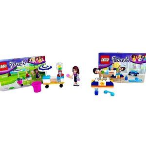 LEGO Friends Smoothie Stand & Gymnastics Bar Replacement Pieces Not Complete